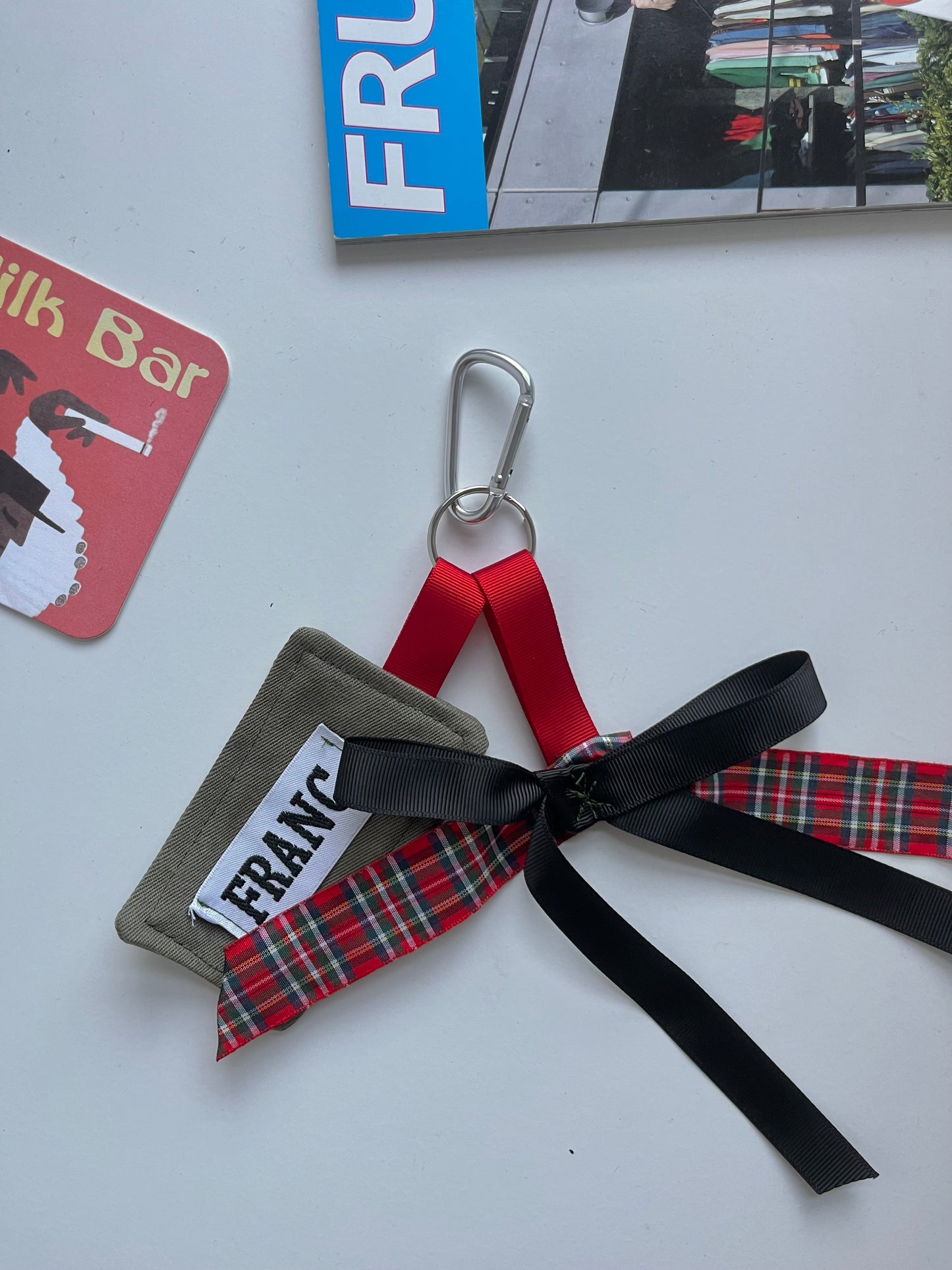 Tartan and army surplus keychain